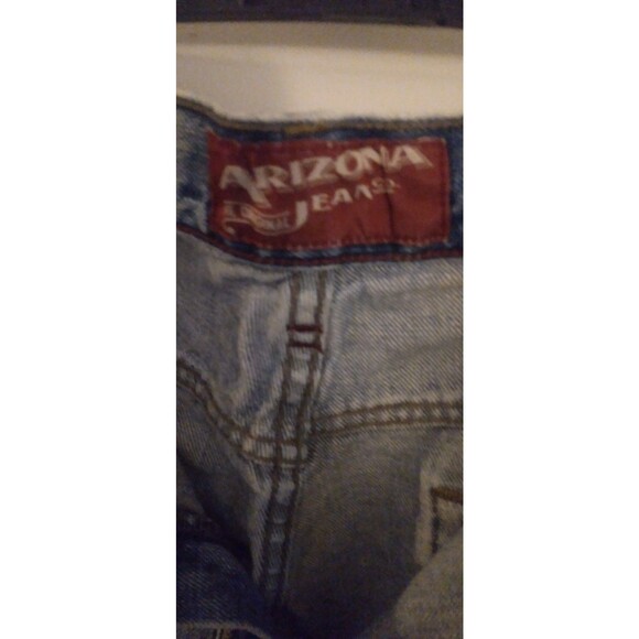 Arizona Mens Jeans 40x32 Relaxed Straight Leg Blue Denim Pants - Picture 5 of 8